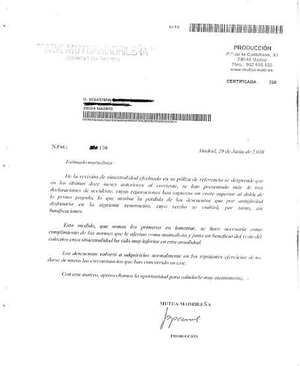 Es que en mutua tengo tres partes gratis al año...